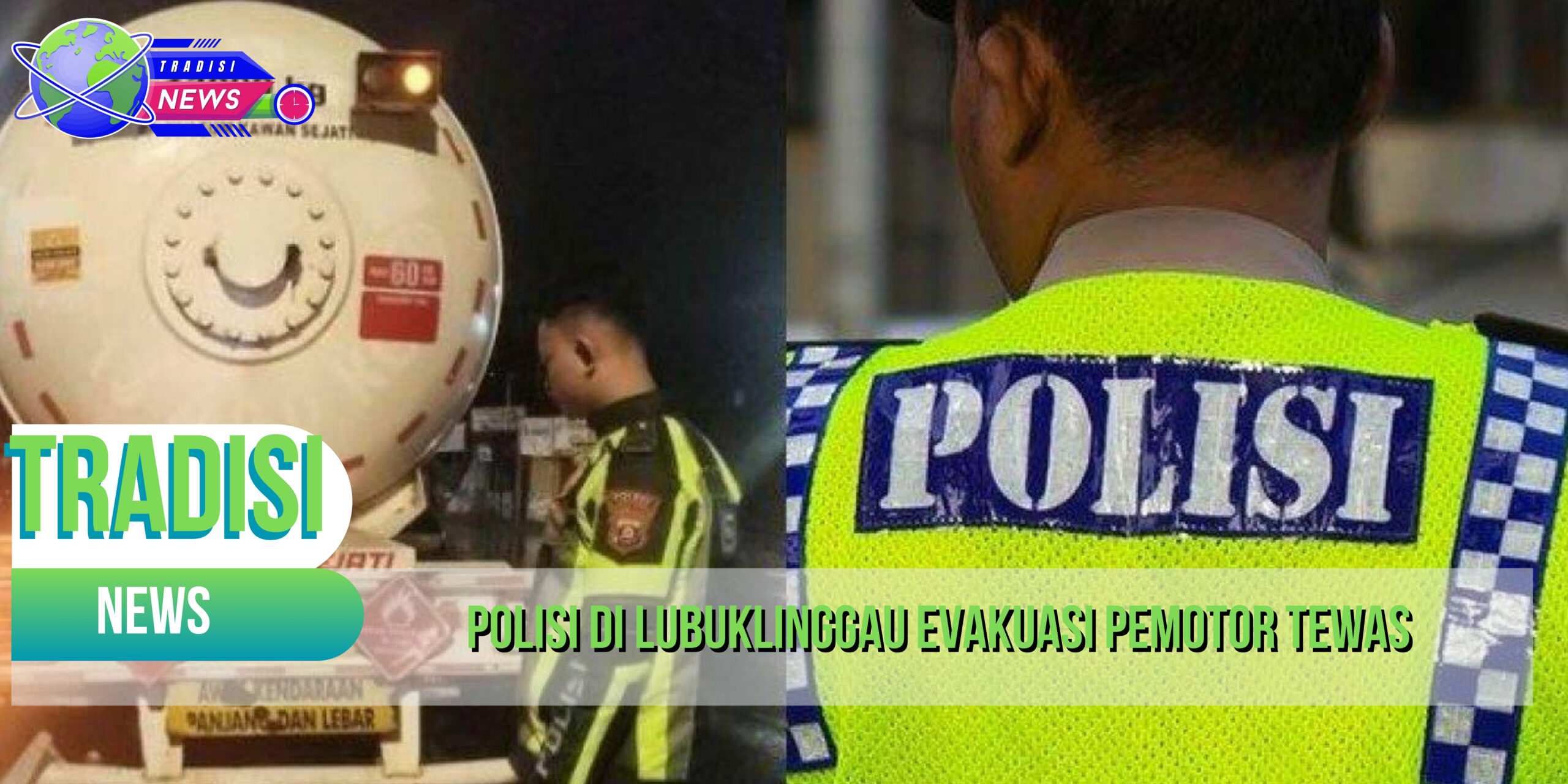 Polisi di Lubuklinggau Evakuasi Pemotor Tewas