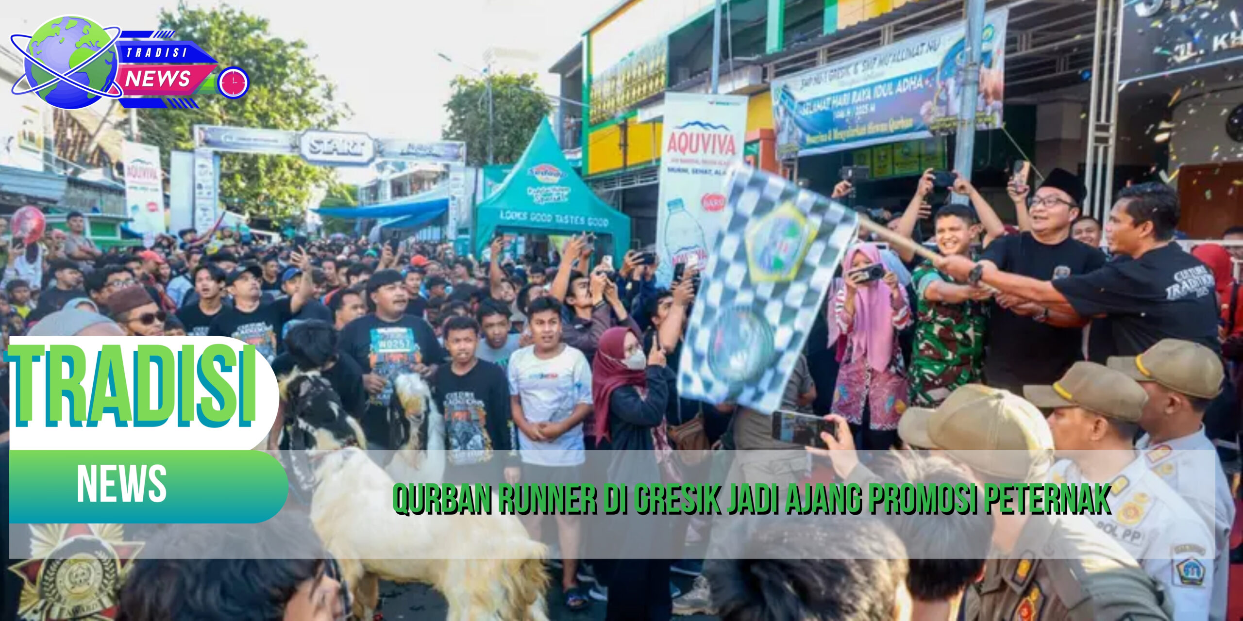 Qurban Runner di Gresik Jadi Ajang Promosi Peternak