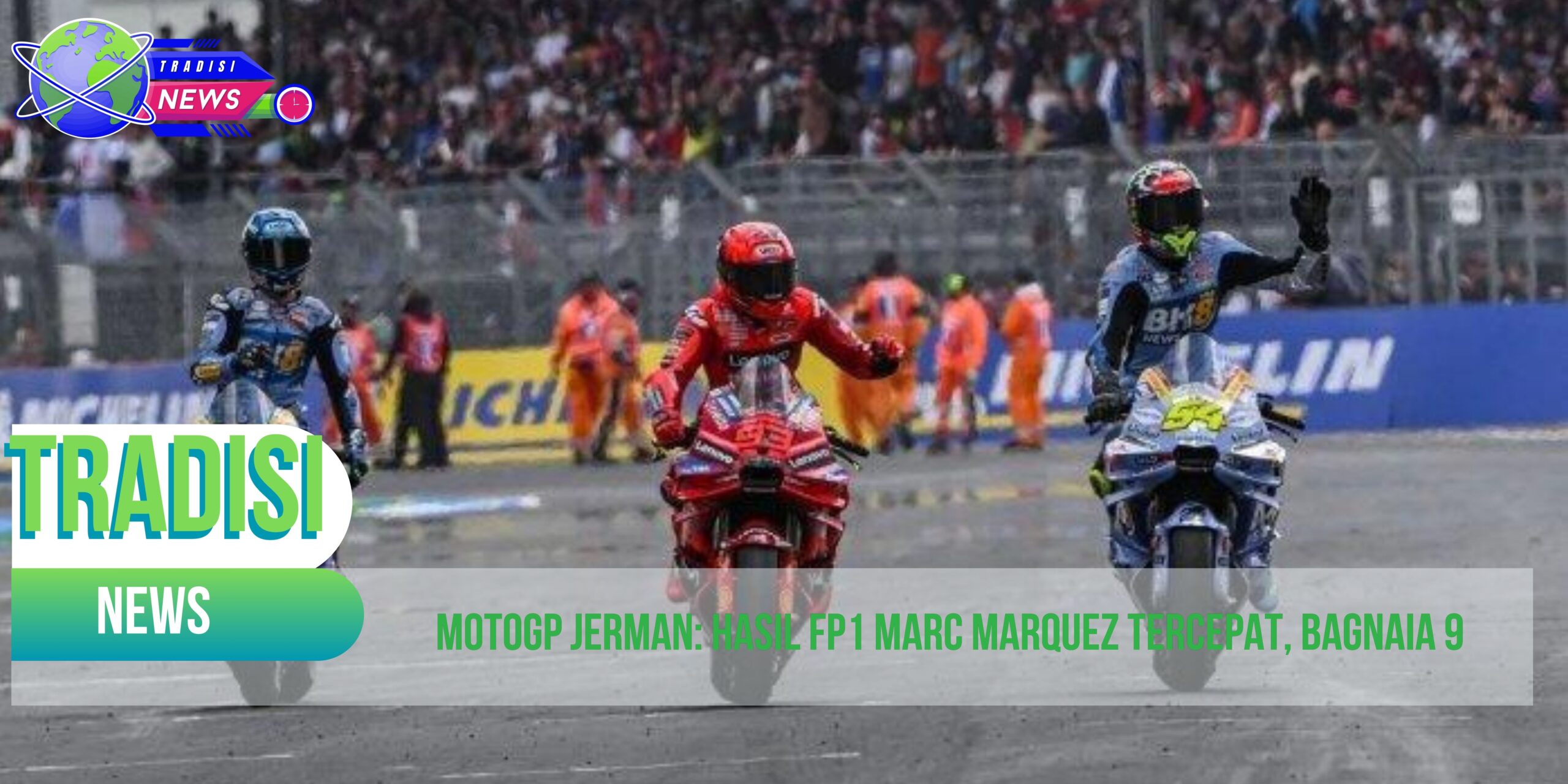 MotoGP Jerman: Hasil FP1 Marc Marquez Tercepat, Bagnaia 9