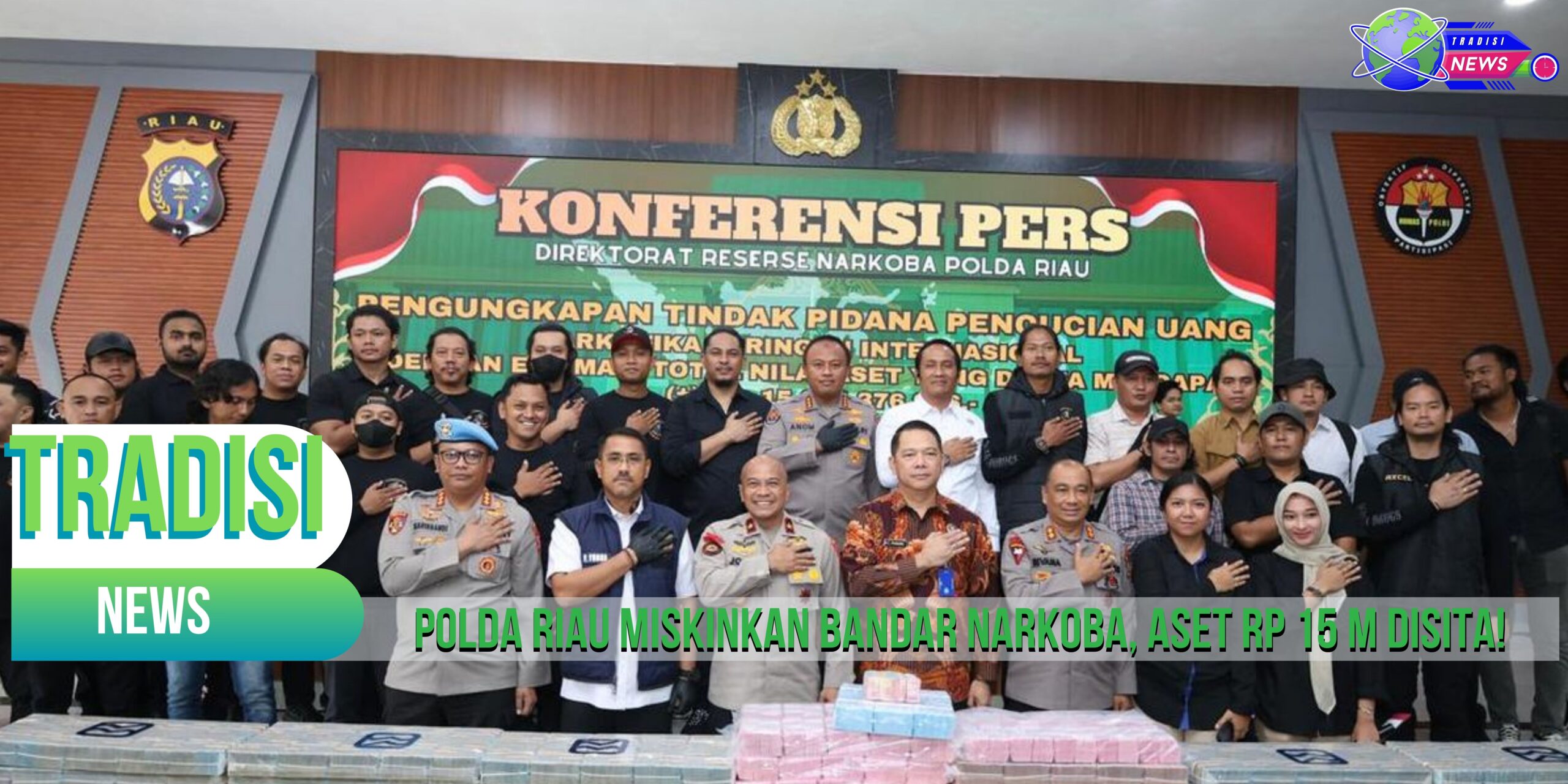 Polda Riau Miskinkan Bandar Narkoba, Aset Rp 15 M Disita!