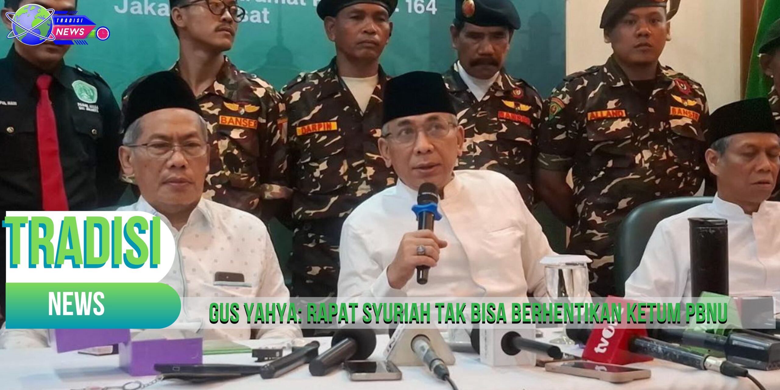 Gus Yahya: Rapat Syuriah Tak Bisa Berhentikan Ketum PBNU