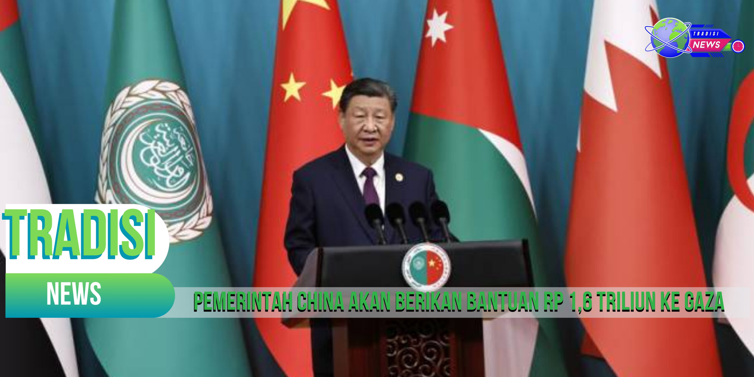 Pemerintah China Akan Berikan Bantuan Rp 1,6 Triliun ke Gaza